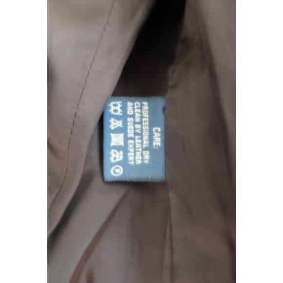 Vintage Ralph Lauren Leather Moto Jacket Black Leather Riders Jacket Size 2 - Picture 11 of 11